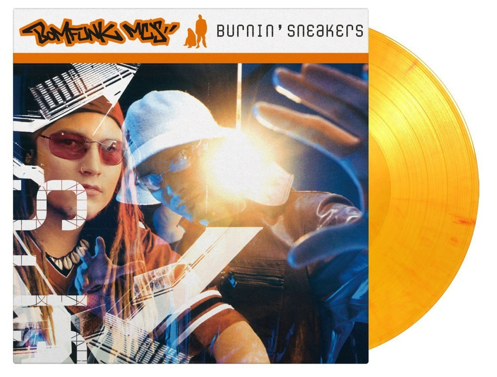 LP: Bomfunk MC's — «Burnin' Sneakers» (2002/2023) [Limited Flaming Colored Vinyl]