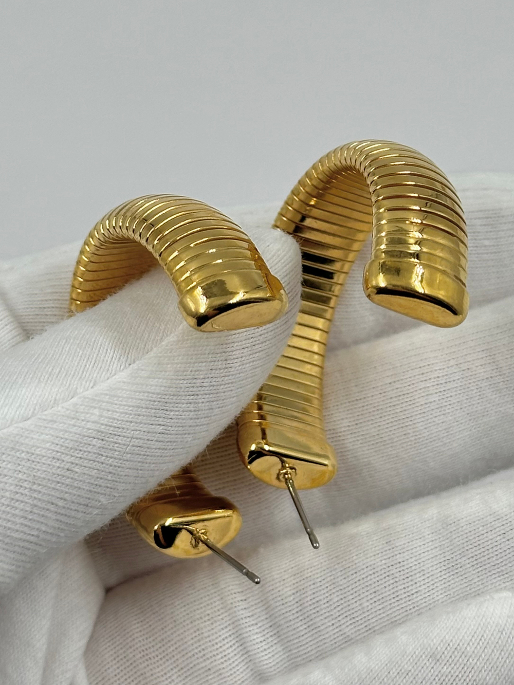 Серьги кольца