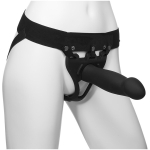 Мужской полый страпон 20,3см Doc Johnson Body Extensions BE Bold Black 800-08-BX