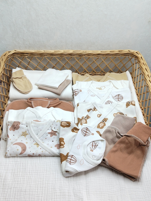 Комплект 15в1 " Медвежата, облачка" (с дефектом)