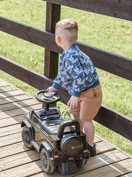 Шорты удлиненные Mjölk Baby Blue/Camel, сет 2 шт.