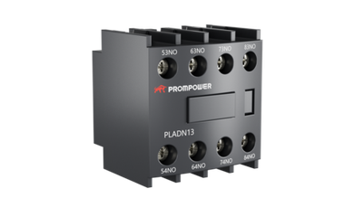 Блок всп. контактов Prompower PLADN13 серии Pulse, фронт. монтажа для серии PLC1D, 1НО+3НЗ