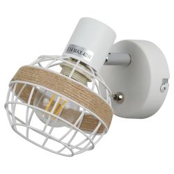 Светильник настенно-потолочный спот Rivoli Anselma 7034-701 1 x E14 40 Вт поворотный с выключателем