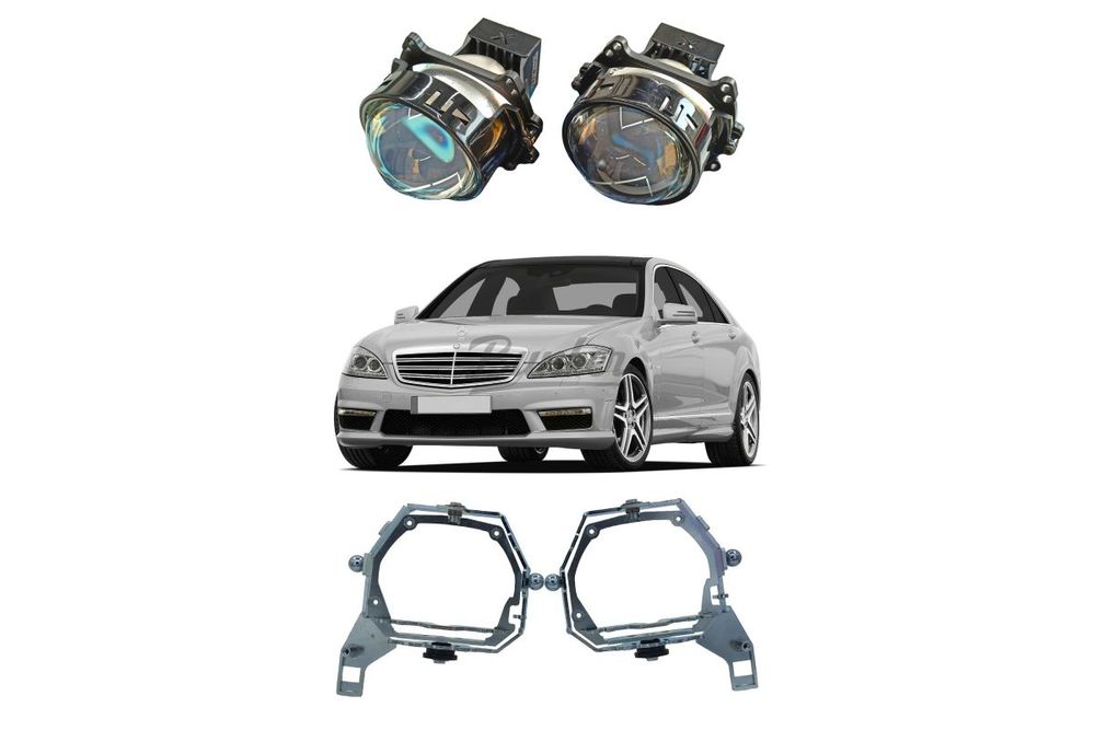Комплект для замены штатных линз Bosch Intellect Mercedes S-Class W221 рестайлинг 2009-2013