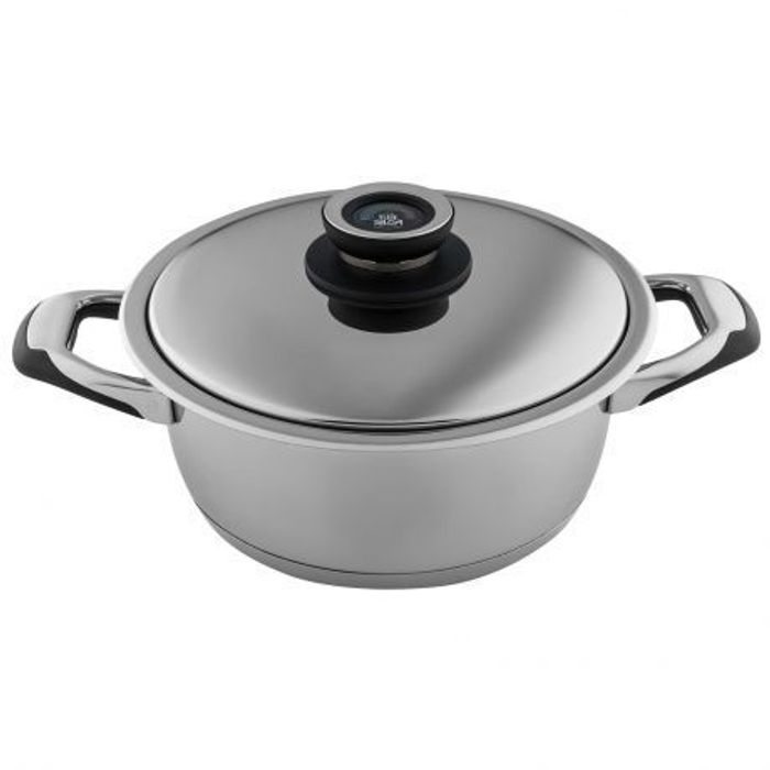 Кастрюля низкая SILGA 2003 24HQDIN (24см/4,2л) + крышка с термодатчиком