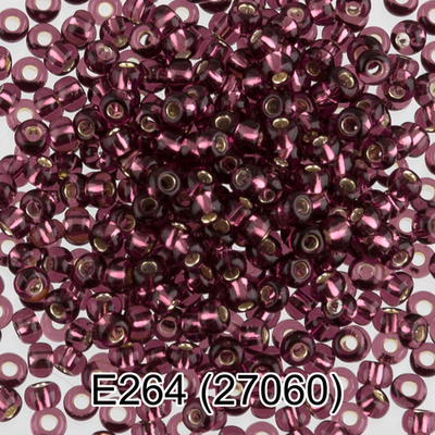 Бисер Чехия "GAMMA" круглый 5 10/0 2.3 мм E264 сиреневый ( 27060 )