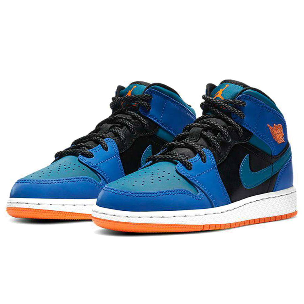 Кроссовки Air Jordan 1 Mid GS Racer Blue