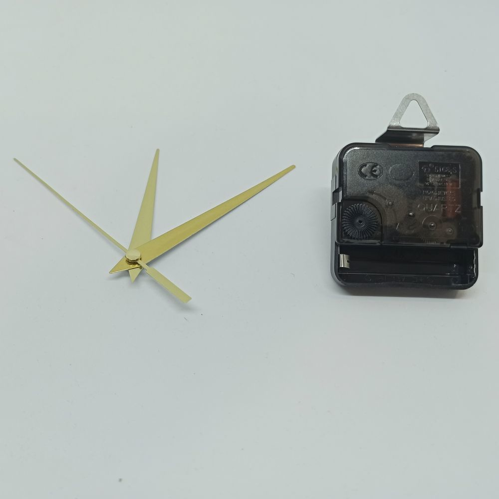 `Часовой механизм, шток 16 мм, со стрелками №19