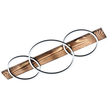 Светодиодный потолочный светильник 36W 3000K 99413 черный/коричневый BOYAL Eglo