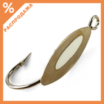 Блесна Лепесток Листик, малая, нейзильбер (4гр)