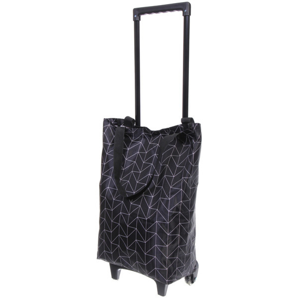 Тележка хозяйственная с сумкой (83*28*17см, колеса 5 см, грузоподъемность до 15 кг) ромб SYD-025