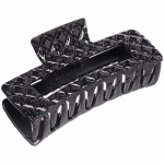 Заколка - краб для волос «AKS - MANTANA», микс 6 цветов, прямоугольник,10,5*3,5см