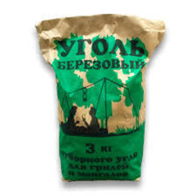 Уголь древесный для мангалов Березка 3кг