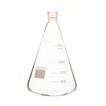 Колба коническая, 2000 мл, шлиф 29/32 (Эрленмейера)