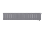 Радиатор Royal Thermo PianoForte 200 /Silver Satin - 18 секц. VDR
