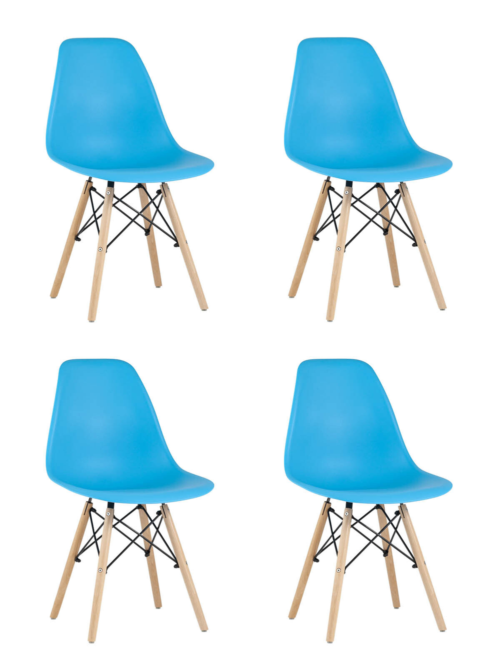 Стул Eames Style DSW бирюзовый x4