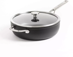 KitchenAid - Сковорода из кованого закаленного алюминия 28см с крышкой / артикул   CC005697-001  / GTIN 4895156698043