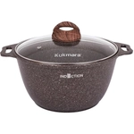 Кастрюля 3л «Granit ultra» (red) со стеклянной крышкой «Granit ultra» (red) кга32а