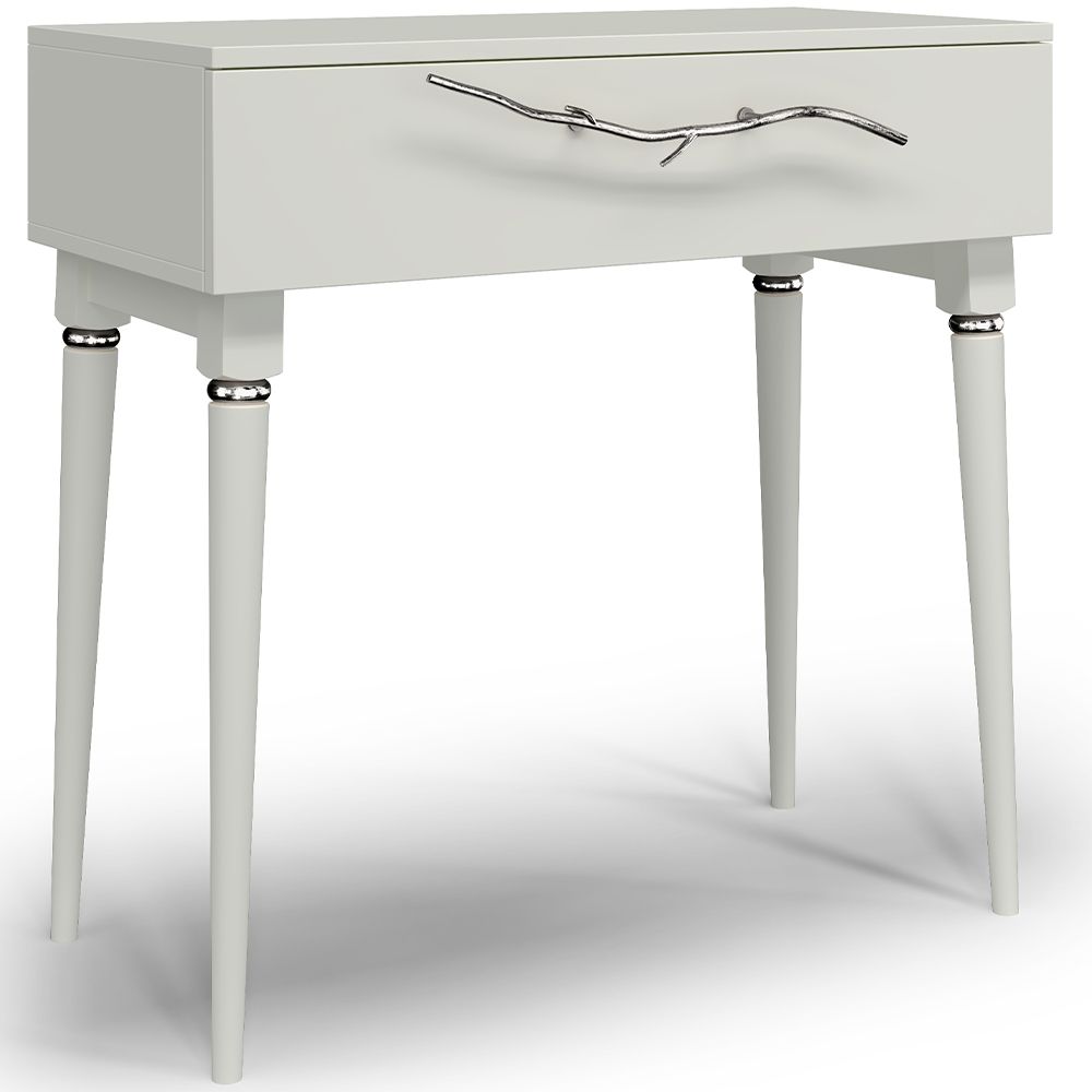 Консоль Арт Колор matte Классик Сильвер Белый опал матовый