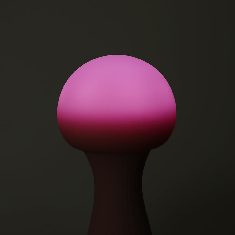 Розовый клиторальный мини-вибратор 12см в форме гриба Otouch Clitoral Vibrator Mushroom Pink