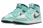 Кроссовки Jordan Air Jordan 1 Mid "Bleached Turquoise" (Женская размерная сетка)
