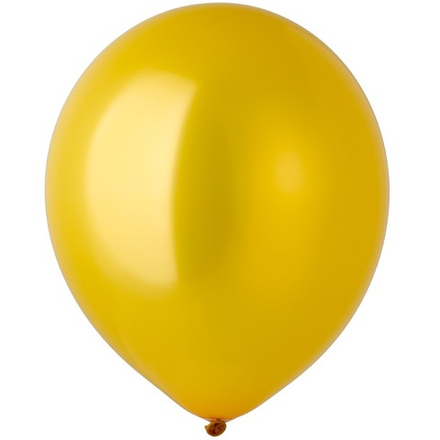 Воздушные шары Весёлая Затея, металлик золото, 50 шт. размер 12" #1102-1551