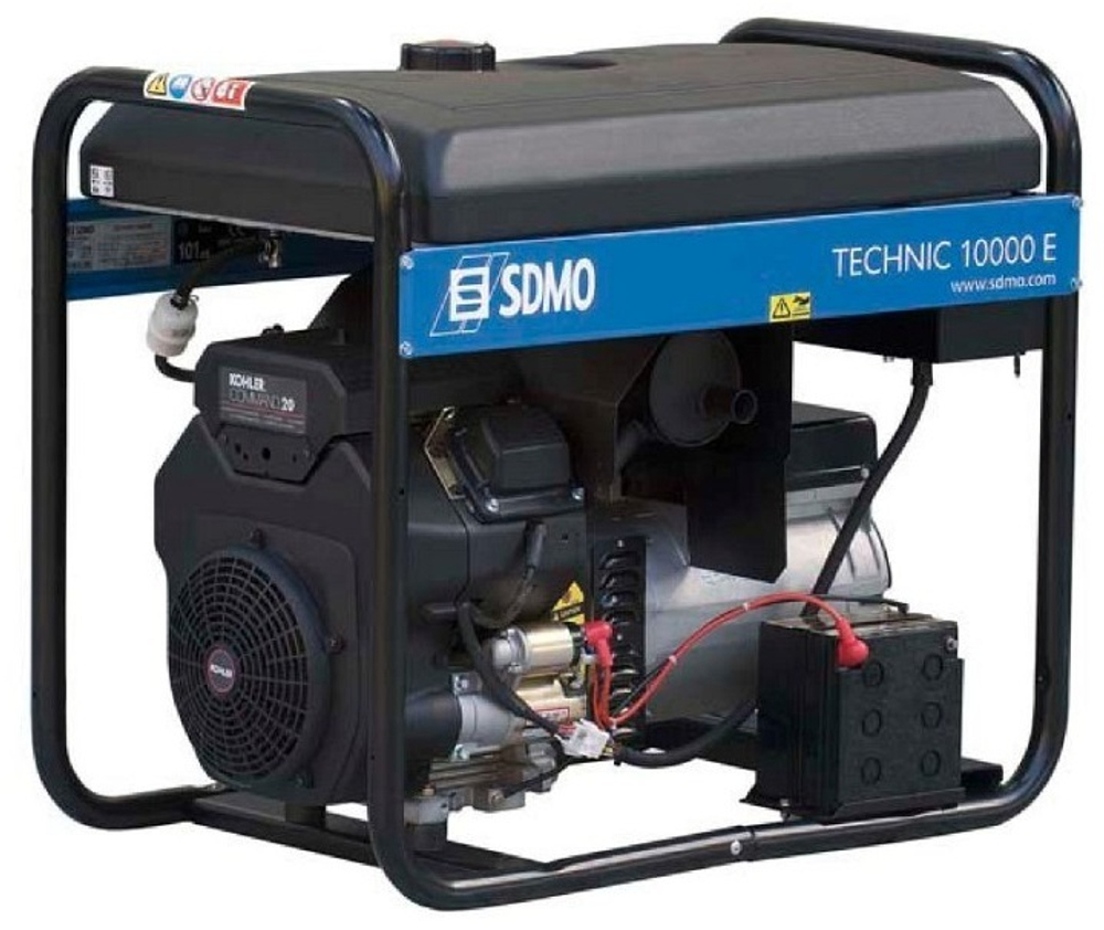 Бензиновый генератор SDMO TECHNIC 10000 E в контейнере — Фото №2 
