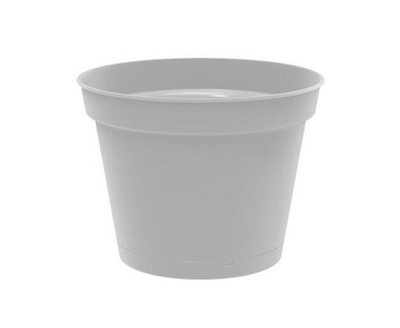 Горшок для цветов с поддоном Wave , 2,5 л, d 17,5 см, серый