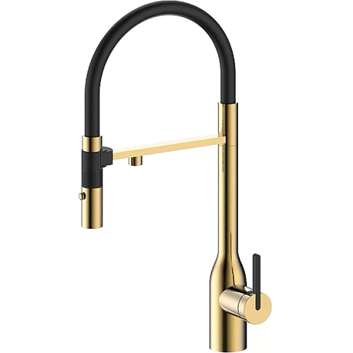 Смеситель для кухни Paulmark Magneto One Ma213188-LG светлое золото
