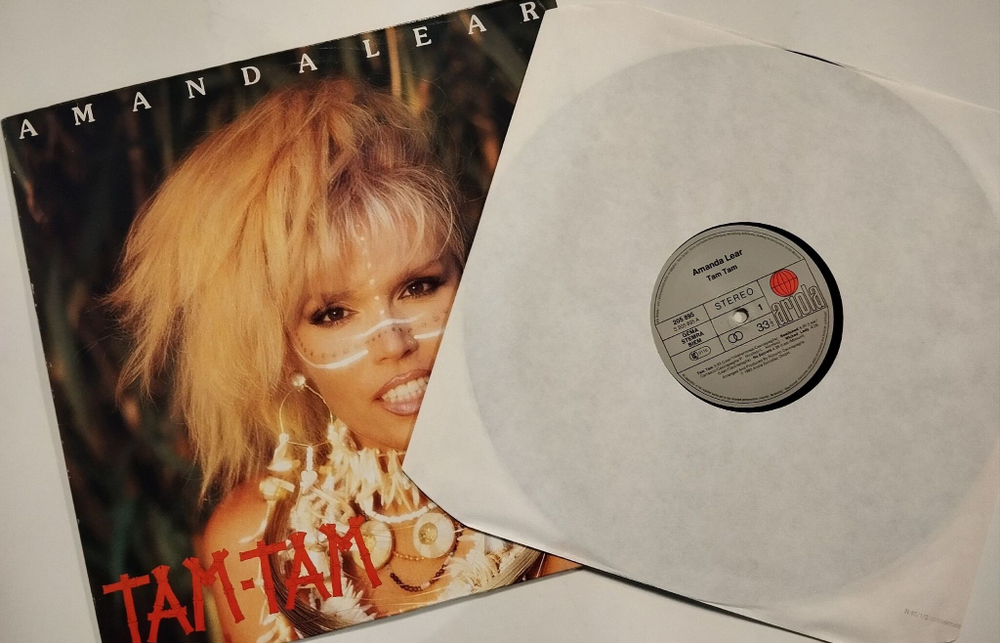 Винтажная виниловая пластинка LP Amanda Lear Tam Tam (Germany 1983)