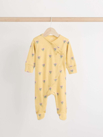 Комбинезон / Cлип для малышей Next N77-690, 3 шт., Голубой, Светло-желтый