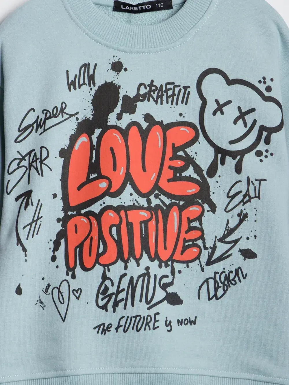 Свитшот для девочки с принтом