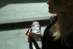 Экобутылка eau good, 800 мл, красная