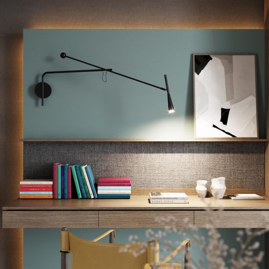 7030/5WL HIGHTECH ODL25 677 Настенный светильник светильник металл/металл/черный IP20 LED 1*5W 3000K 220V PIX