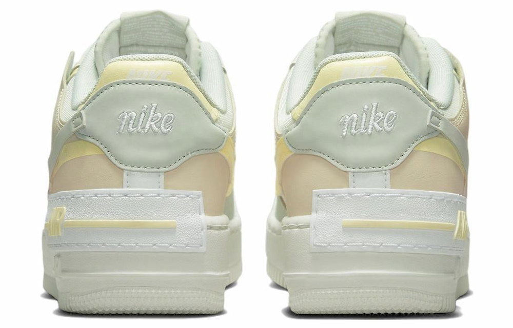 Кроссовки Nike Air Force 1 Shadow "Citron Tint" (Женская размерная сетка)