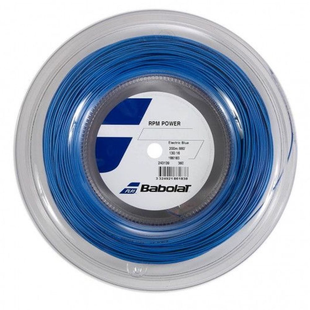Струны для тенниса BABOLAT RPM POWER BLUE В нарезке (1 натяжка) 12 м