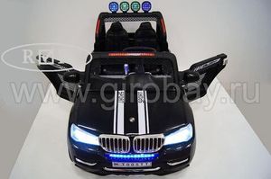 Детский электромобиль River Toys BMW T005TT черный