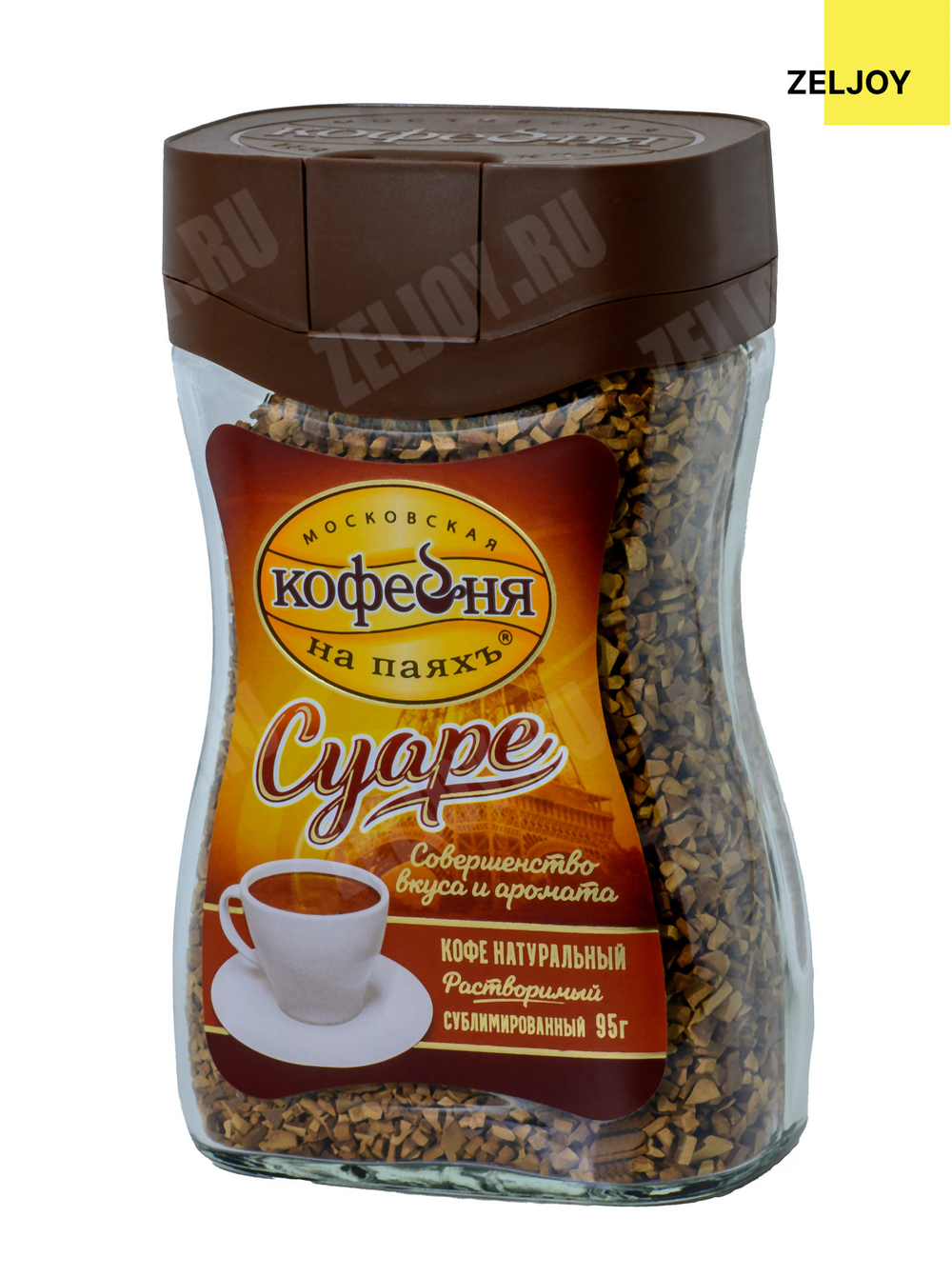 Кофе растворимый, MKП СУАРЕ 95 гр. (ст/б)