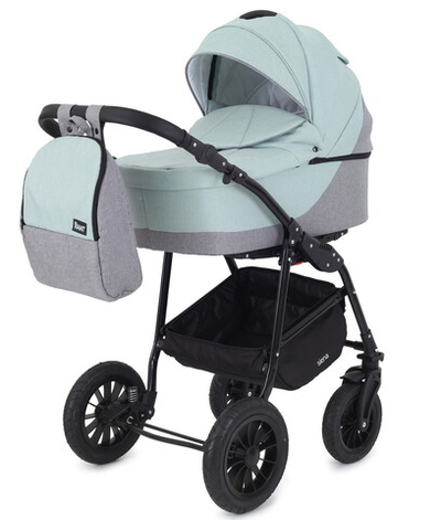 Детская коляска Rant Siena New 2 в 1 10 серый-ментоловый
