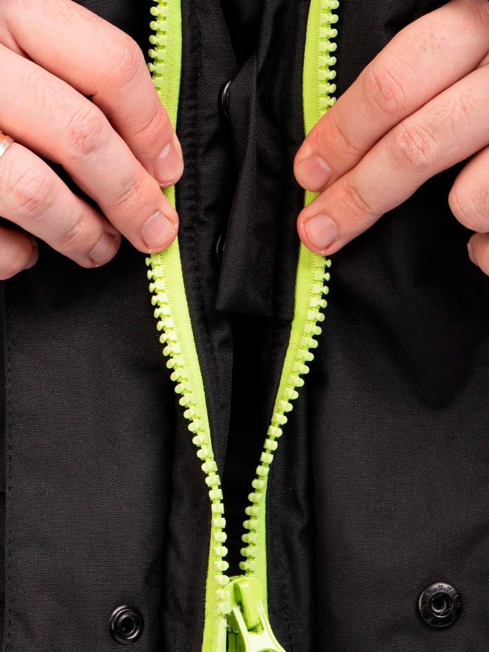 Костюм утепленный Nisus LEADER, 15/15 К, цвет черный, Шелтер, размер S (T-N-LB-S-46/176)