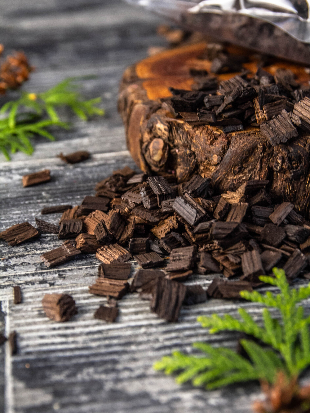 Щепа дубовая сильной обжарки (Кавказ), 300 г