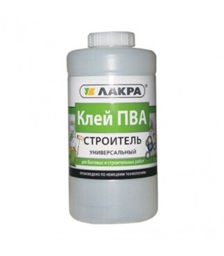 ПВА универсальный строительный 0,9кг. ЛАКРА (12шт)