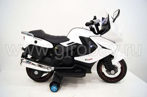 Детский электромотоцикл River Toys SUPERBIKE - MOTO A007MP белый