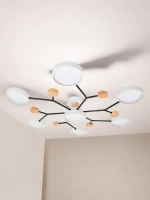 Люстра потолочная светодиодная большая Wrobehouse Rounds