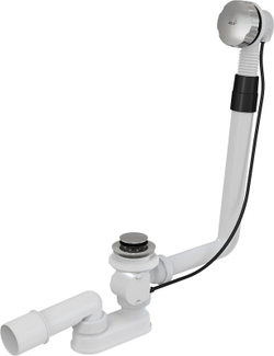 Сифон для ванны автомат комплект, Alca PLast A550K металл