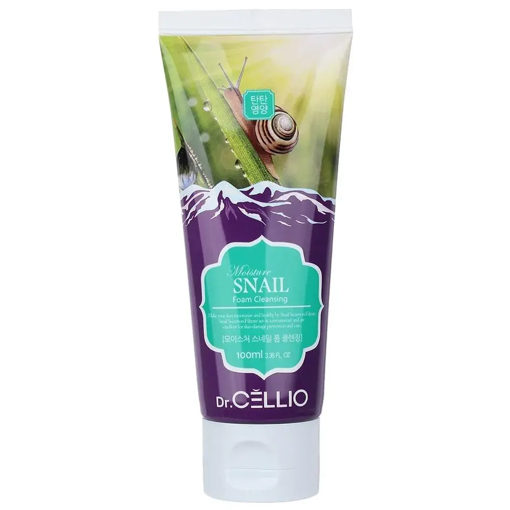 Пенка Dr.CELLIO G70 MOISTURE SNAIL FOAM CLEANSING 100 мл