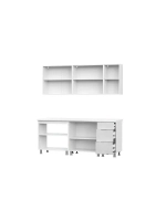 Кухонный гарнитур 200 модульный без столешницы Белый