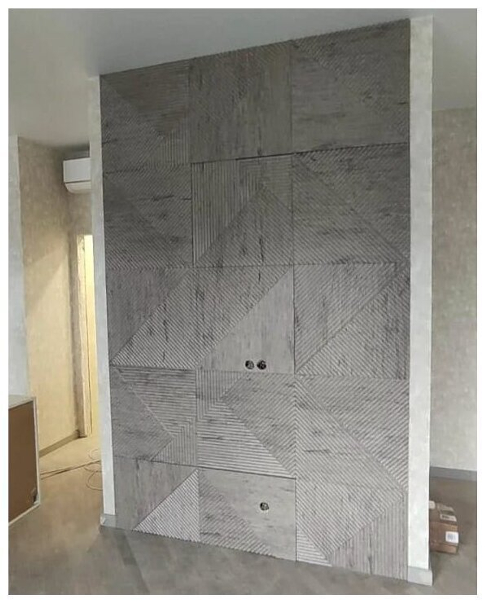 Стеновые 3D панели из наногипса в ламинации 60х60см