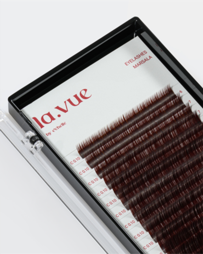 Ресницы La Vue Marsala MIX - 16 линий