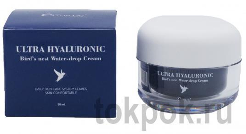 Крем для лица Esthetic House Ultra Hyaluronic Bird's Nest Water Drop Cream, 50 мл